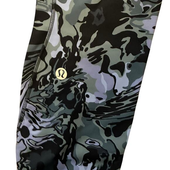 Lululemon Fast and Free High-Rise Tight 25" 5 Pocket - Flower Meld Multi Size 4 - Picture 3 of 5